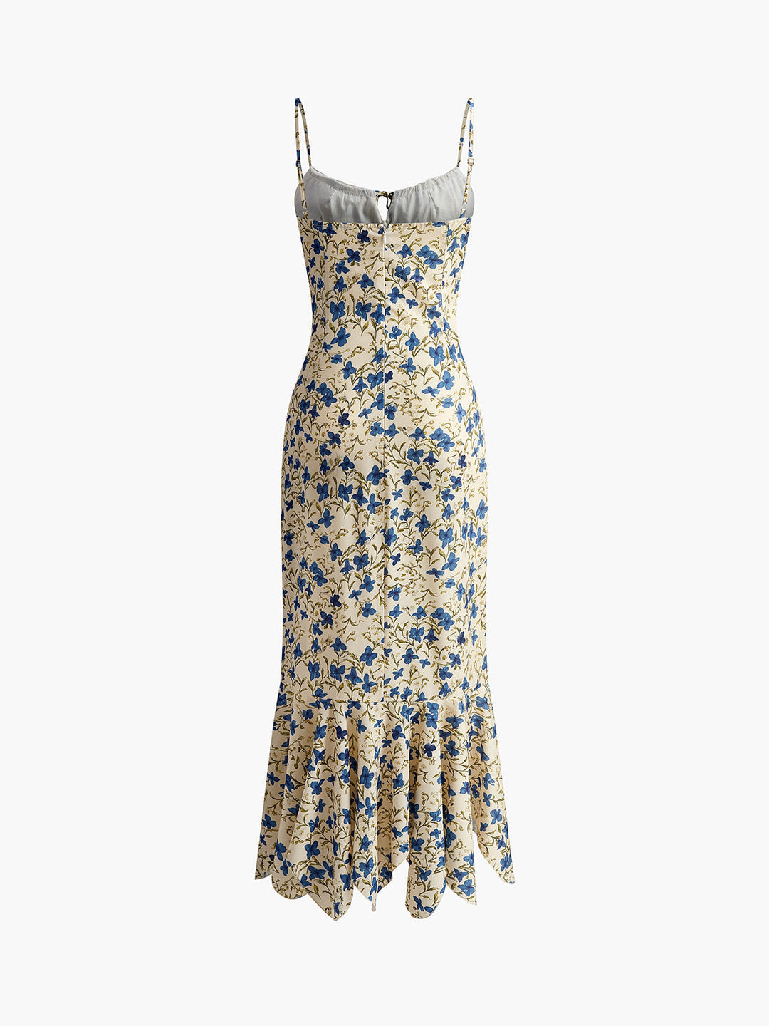 Floral Maxi Dress | Elegant Sleeveless Design with Knotted Detail for Effortless Style 6