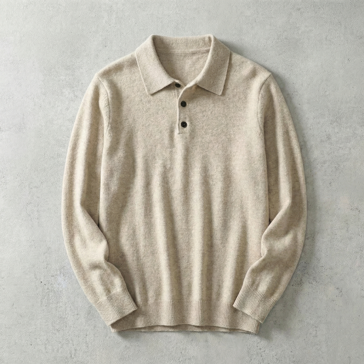Florence Collection | Knit Pullover Sweater with Stylish Lapel | Slim Fit for Elegant Comfort 0