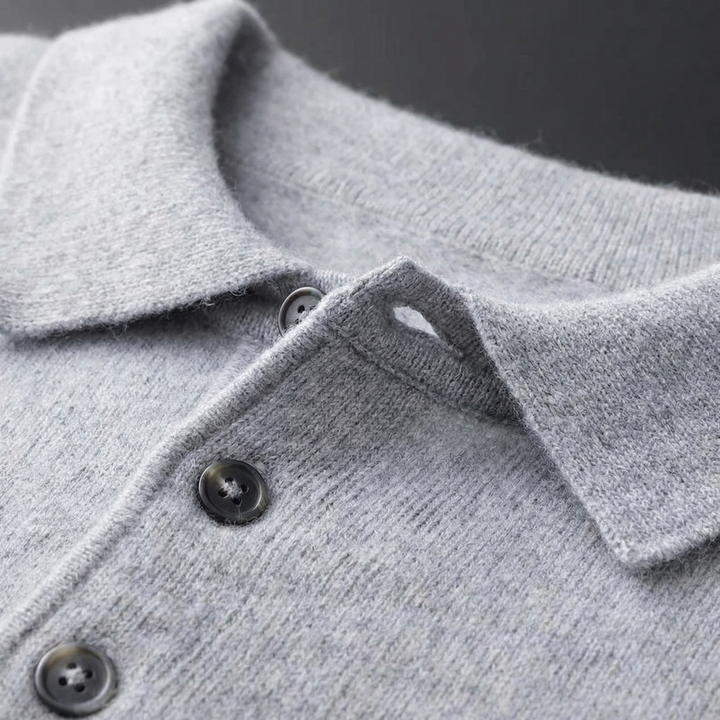 Florence Collection | Knit Pullover Sweater with Stylish Lapel | Slim Fit for Elegant Comfort 7