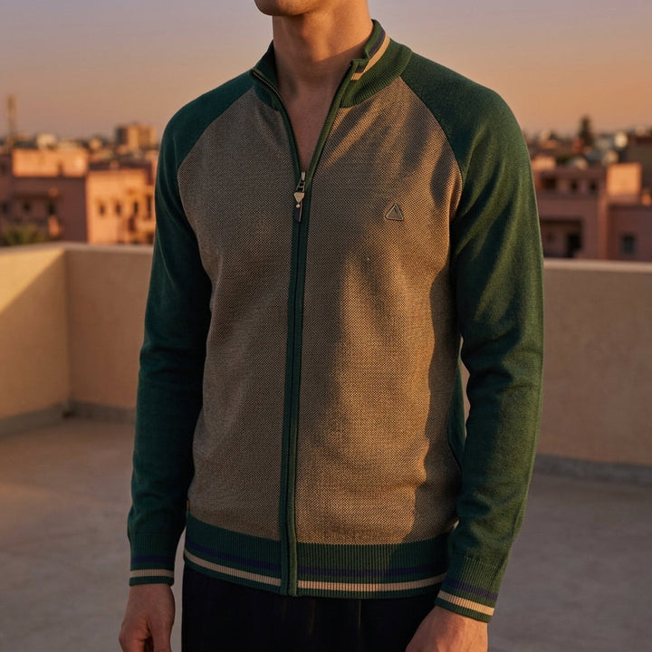 Fynovelle | Men's Cardigan with Premium Cotton Blend | Stylish Layering for Modern Comfort 0