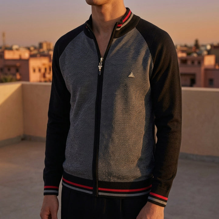 Fynovelle | Men's Cardigan with Premium Cotton Blend | Stylish Layering for Modern Comfort 2