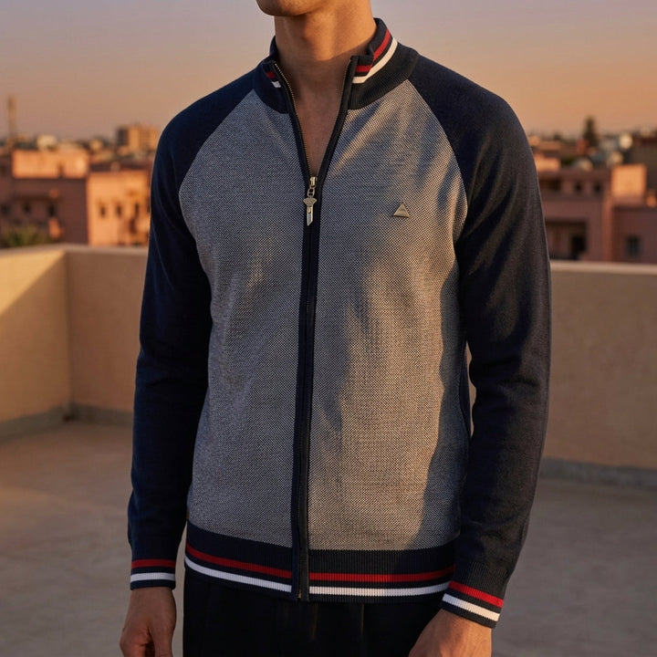Fynovelle | Men's Cardigan with Premium Cotton Blend | Stylish Layering for Modern Comfort 3