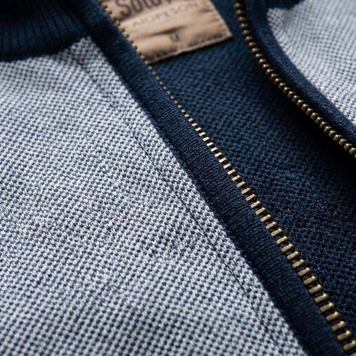 Fynovelle | Men's Cardigan with Premium Cotton Blend | Stylish Layering for Modern Comfort 4