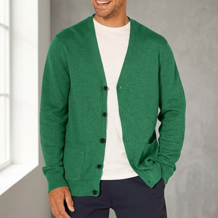 Gervaine Collection | Knitted Cardigan Sweater with V-Neck Design | Lightweight Layering Piece for Comfort and Style 2
