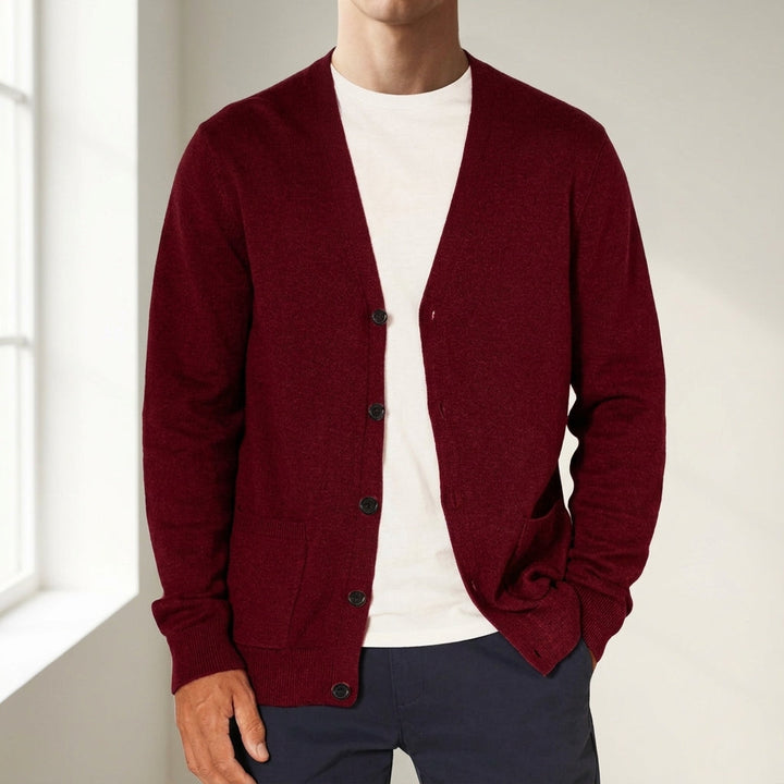 Gervaine Collection | Knitted Cardigan Sweater with V-Neck Design | Lightweight Layering Piece for Comfort and Style 4