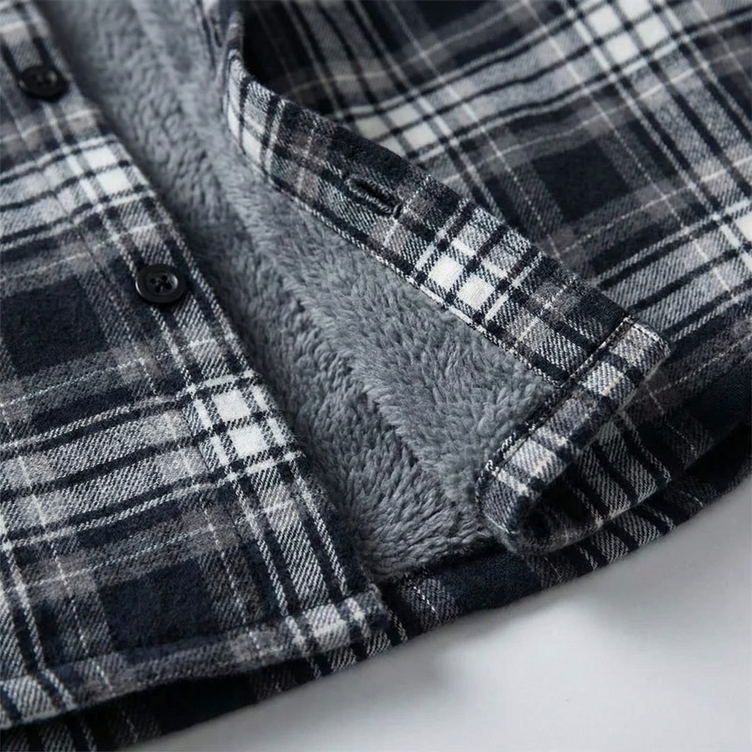 Helsinki | Fleece Shirt with Stylish Plaid Design | Warm & Comfortable Layering 2