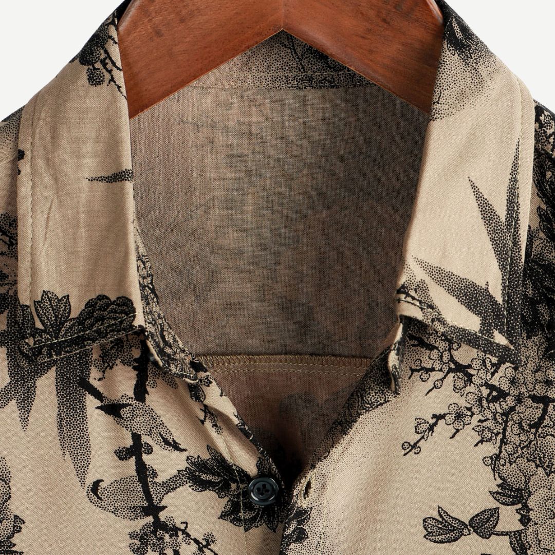 Inkwell Blossom Shirt | Lightweight Floral Top with 4-Way Stretch | Perfect for Casual Comfort 2