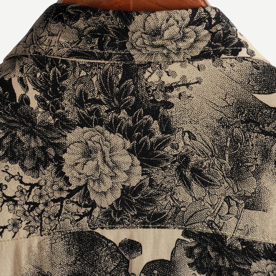 Inkwell Blossom Shirt | Lightweight Floral Top with 4-Way Stretch | Perfect for Casual Comfort 3