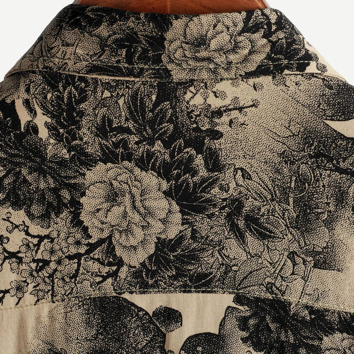 Inkwell Blossom Shirt | Lightweight Floral Top with 4-Way Stretch | Perfect for Casual Comfort 3