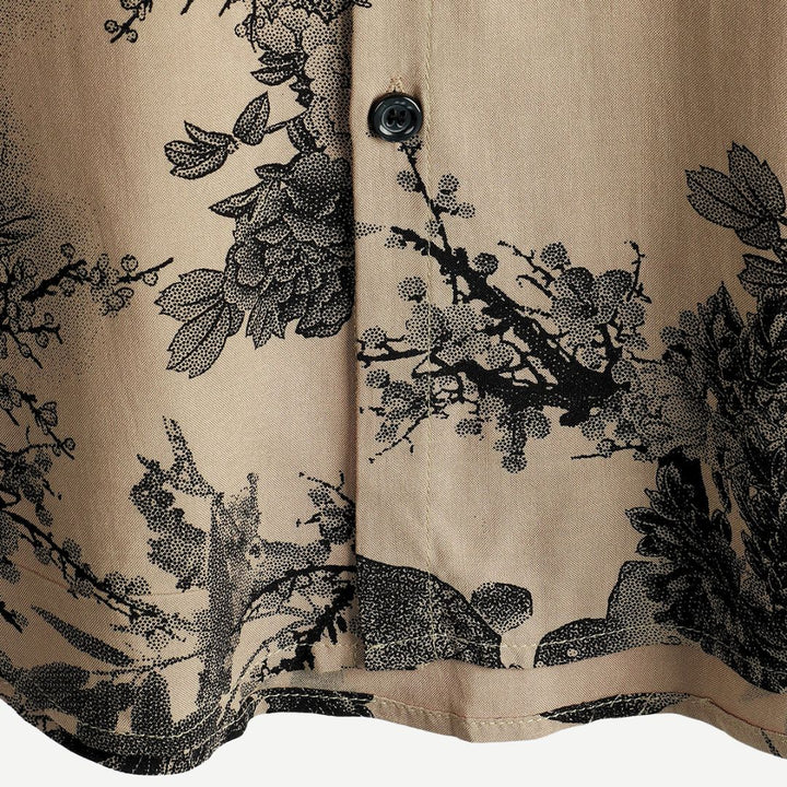 Inkwell Blossom Shirt | Lightweight Floral Top with 4-Way Stretch | Perfect for Casual Comfort 4