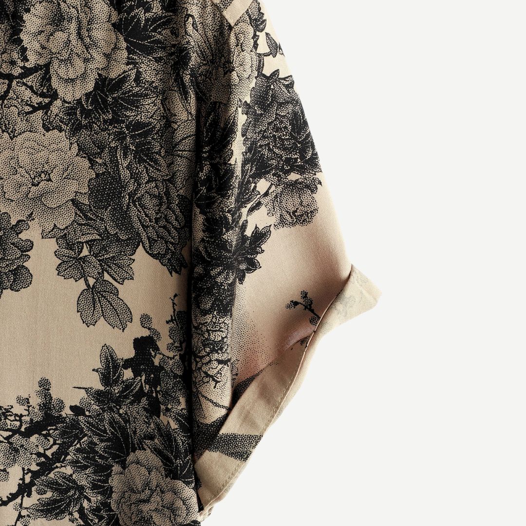 Inkwell Blossom Shirt | Lightweight Floral Top with 4-Way Stretch | Perfect for Casual Comfort 5