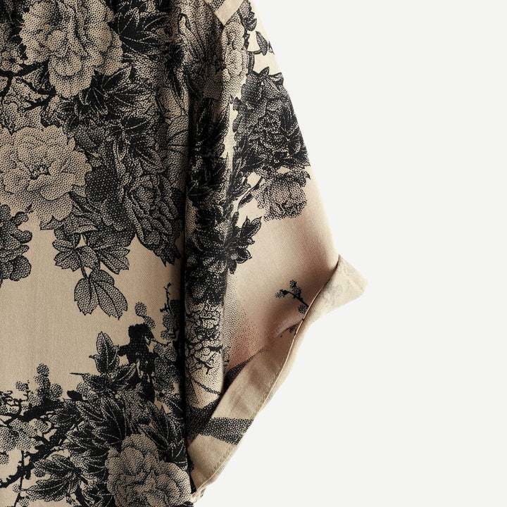 Inkwell Blossom Shirt | Lightweight Floral Top with 4-Way Stretch | Perfect for Casual Comfort 5