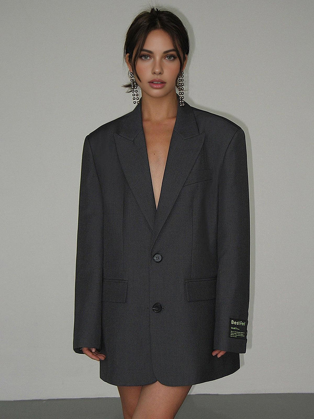 Lorène | Women's Oversized Blazer with Notched Lapel | Chic Layering for Effortless Elegance 6