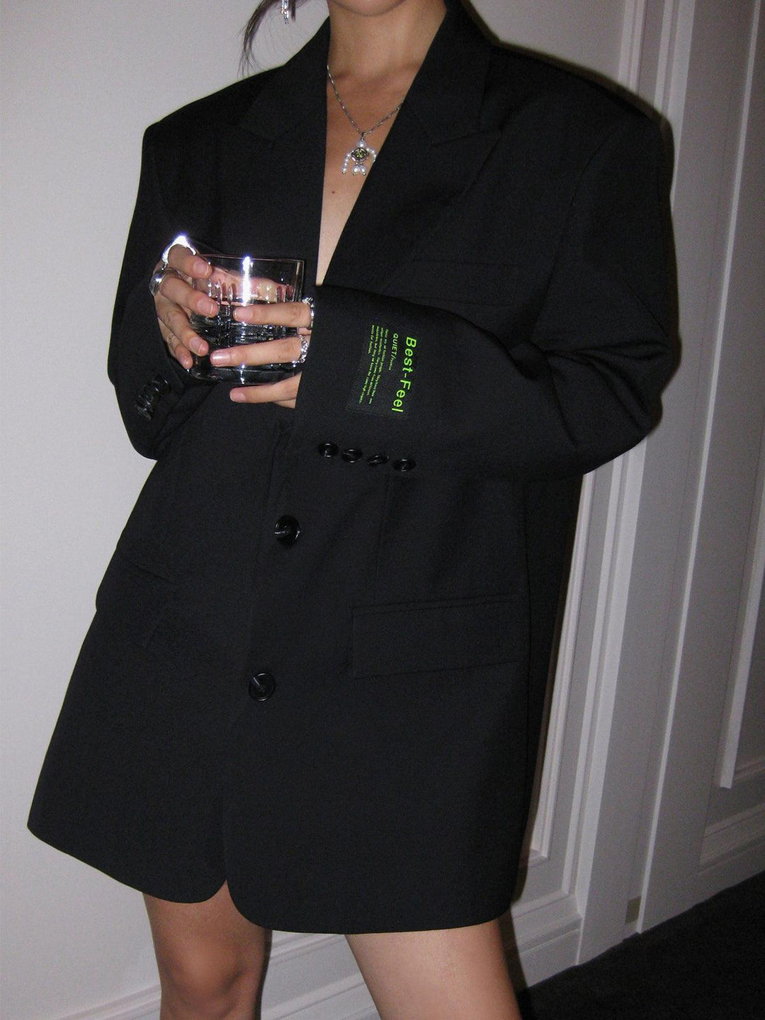 Lorène | Women's Oversized Blazer with Notched Lapel | Chic Layering for Effortless Elegance 8