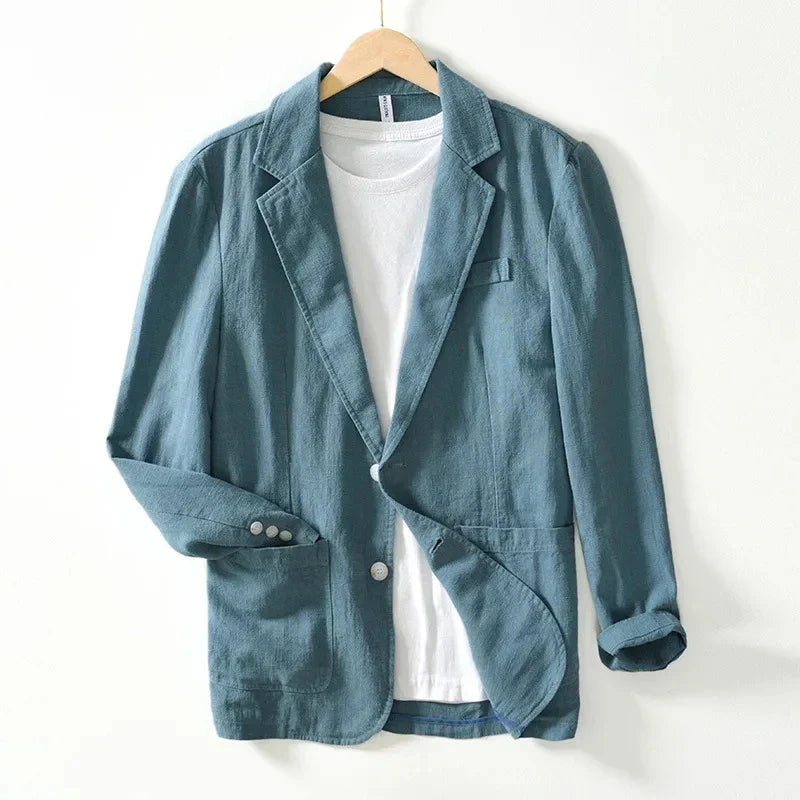Luminara | Linen Blazer with Ultra-Soft Fabric | Relaxed Fit for Summer Style 0
