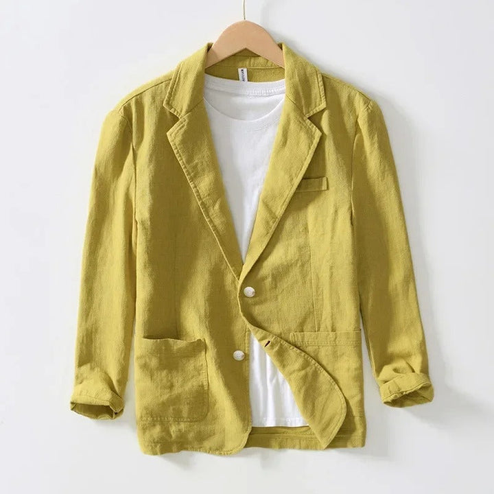 Luminara | Linen Blazer with Ultra-Soft Fabric | Relaxed Fit for Summer Style 4