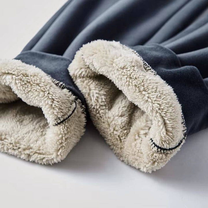 Luvin Blanc | Two-Piece Cotton Cashmere Set with Lamb Velvet Lining | Ultimate Comfort for Lounging and Layering 3