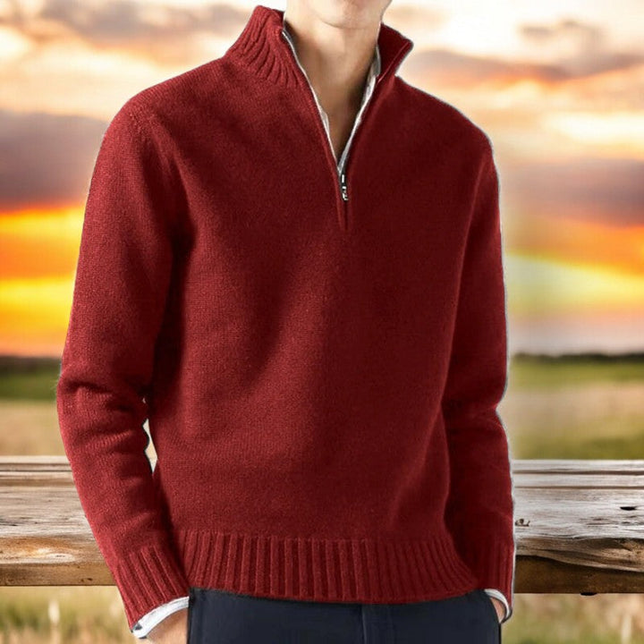 Milancia | Cashmere Sweater with Quarter-Zip Design | Unmatched Comfort for Everyday Wear 0