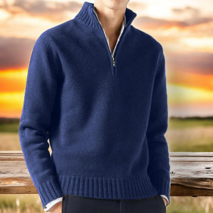 Milancia | Cashmere Sweater with Quarter-Zip Design | Unmatched Comfort for Everyday Wear 1