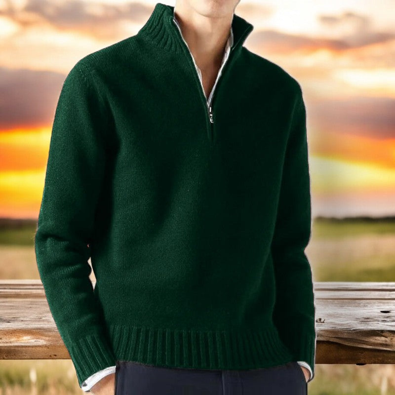 Milancia | Cashmere Sweater with Quarter-Zip Design | Unmatched Comfort for Everyday Wear 2