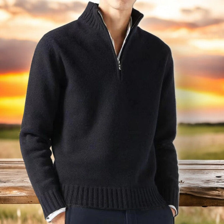Milancia | Cashmere Sweater with Quarter-Zip Design | Unmatched Comfort for Everyday Wear 4