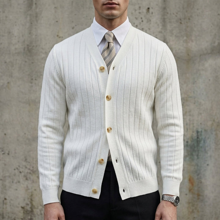 Modern Style | V Neck Cardigan with Slim Fit Design | Versatile Layering for Comfort 0