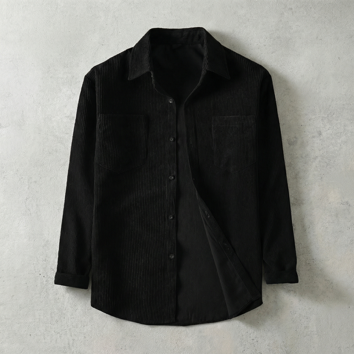 Napoli Collection | Corduroy Lapel Shirt with Premium Cotton Blend | Stylish Casual Wear for Versatile Outfits 3