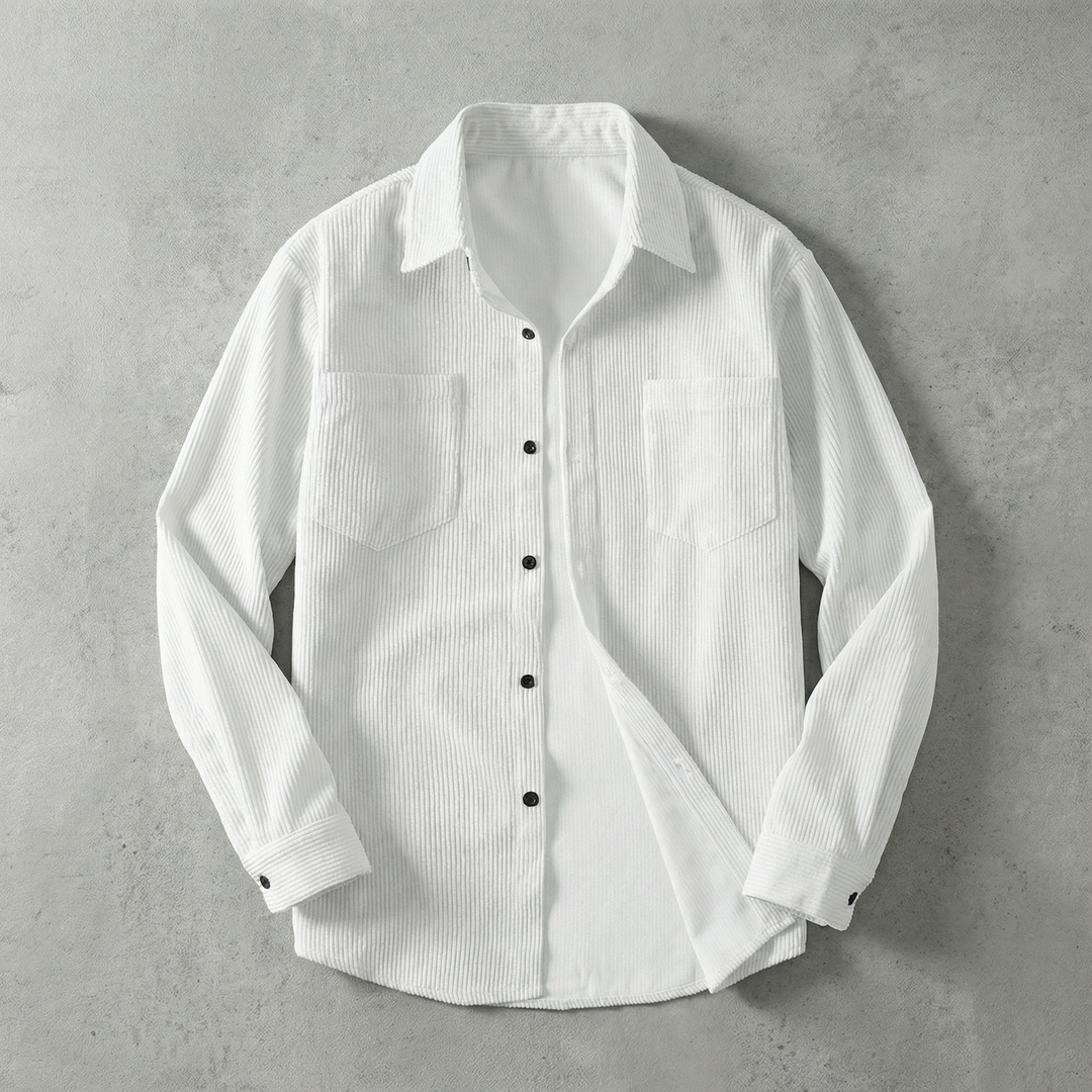 Napoli Collection | Corduroy Lapel Shirt with Premium Cotton Blend | Stylish Casual Wear for Versatile Outfits 4