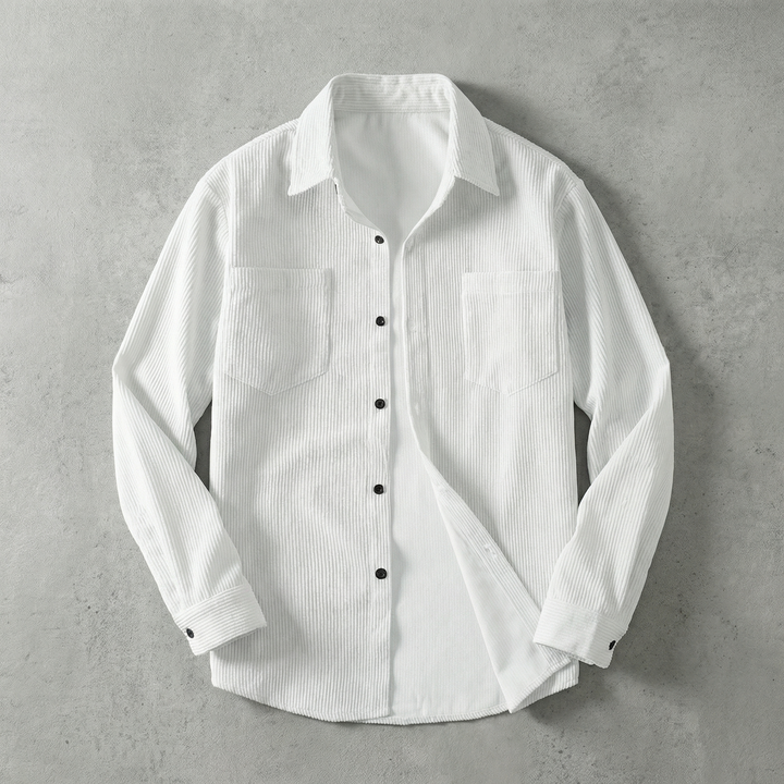 Napoli Collection | Corduroy Lapel Shirt with Premium Cotton Blend | Stylish Casual Wear for Versatile Outfits 4