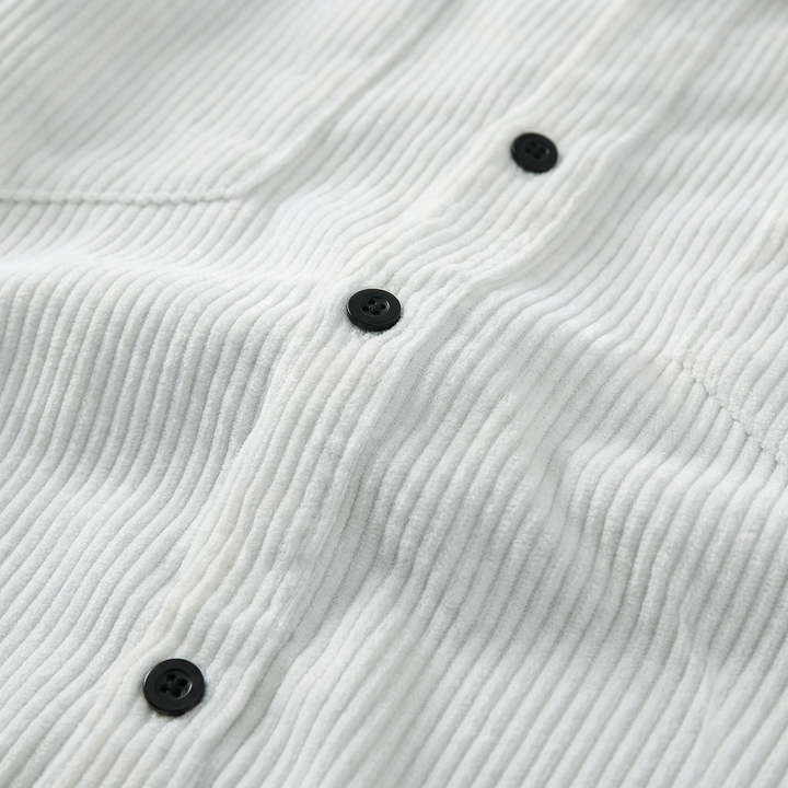 Napoli Collection | Corduroy Lapel Shirt with Premium Cotton Blend | Stylish Casual Wear for Versatile Outfits 5