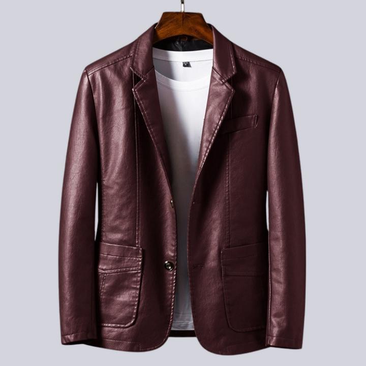 Nightride | Leather Jacket with Smooth Cotton Lining | Lightweight Design for Spring Comfort 3