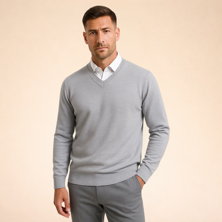Noah Collection | Cashmere Sweater for Men with Slim Fit Design | Luxurious Comfort for Year-Round Wear 2