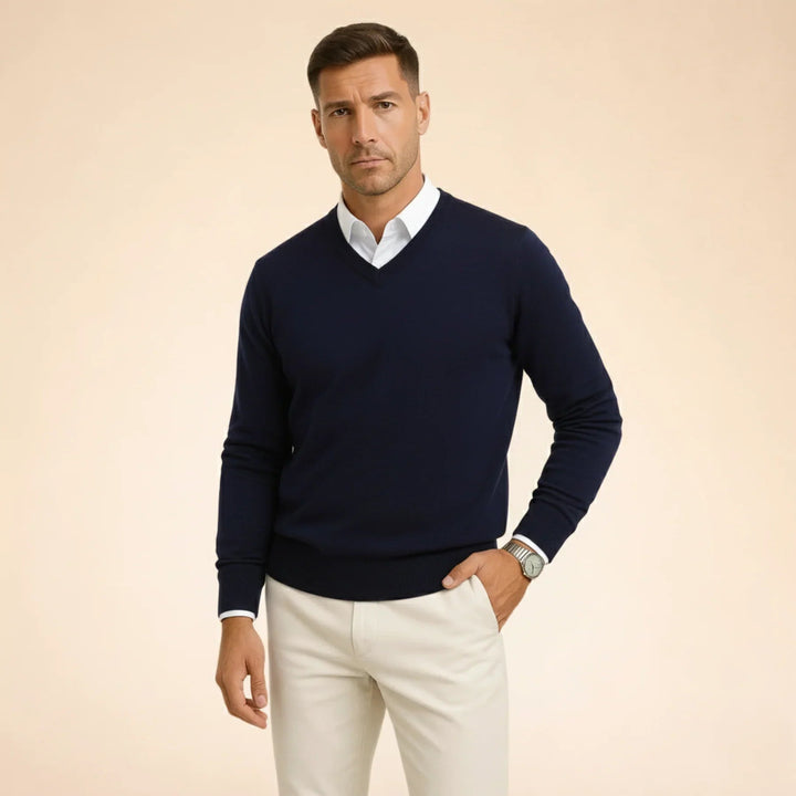 Noah Collection | Cashmere Sweater for Men with Slim Fit Design | Luxurious Comfort for Year-Round Wear 3