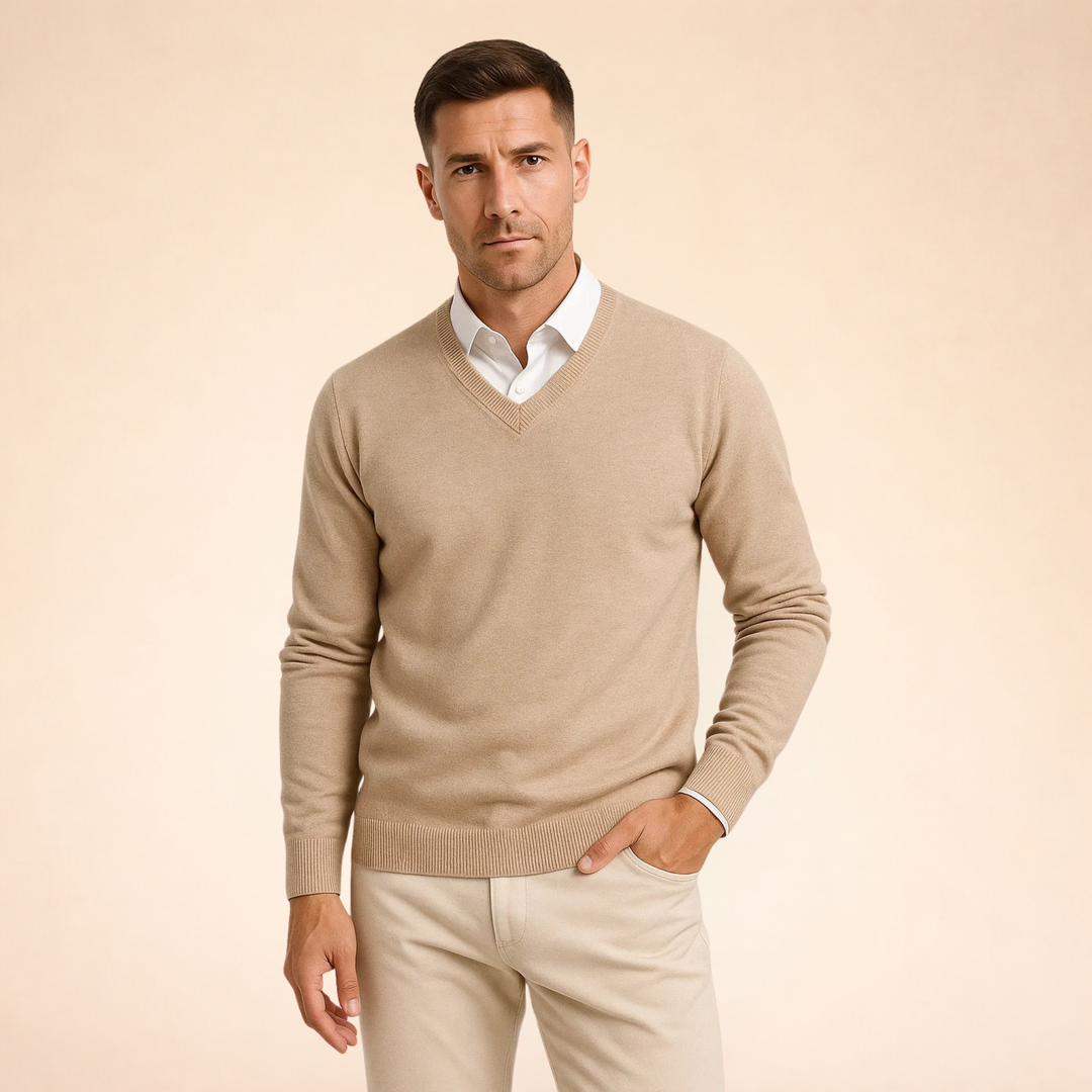 Noah Collection | Cashmere Sweater for Men with Slim Fit Design | Luxurious Comfort for Year-Round Wear 4