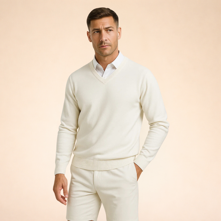 Noah Collection | Cashmere Sweater for Men with Slim Fit Design | Luxurious Comfort for Year-Round Wear 6