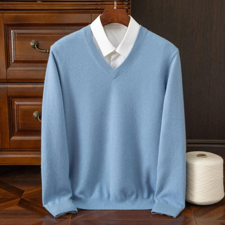 Olympia Collection | Merino V-Neck Sweater with Ultra-Soft Fabric | Perfect Fit for All-Day Comfort 1