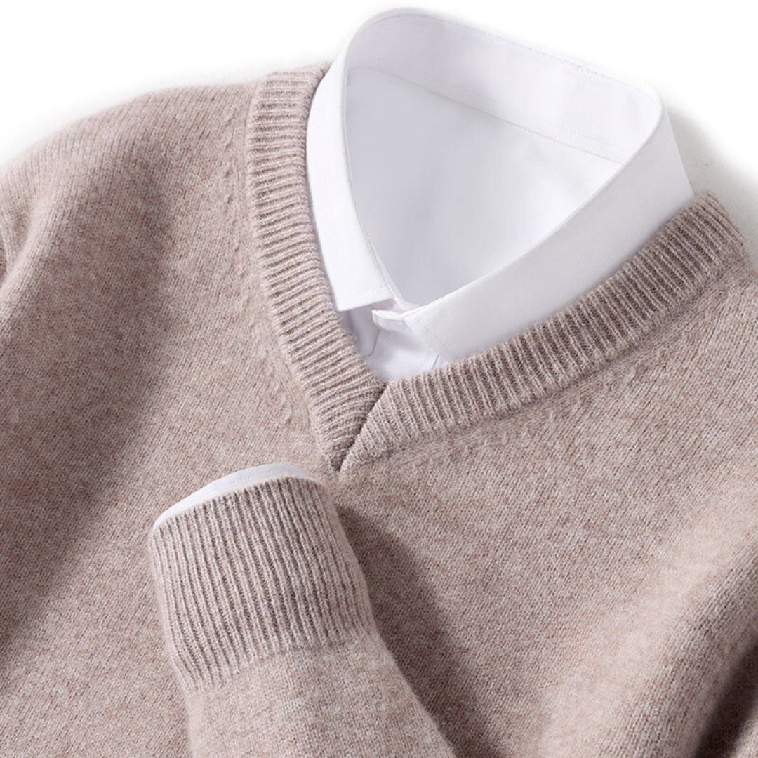 Olympia Collection | Merino V-Neck Sweater with Ultra-Soft Fabric | Perfect Fit for All-Day Comfort 11