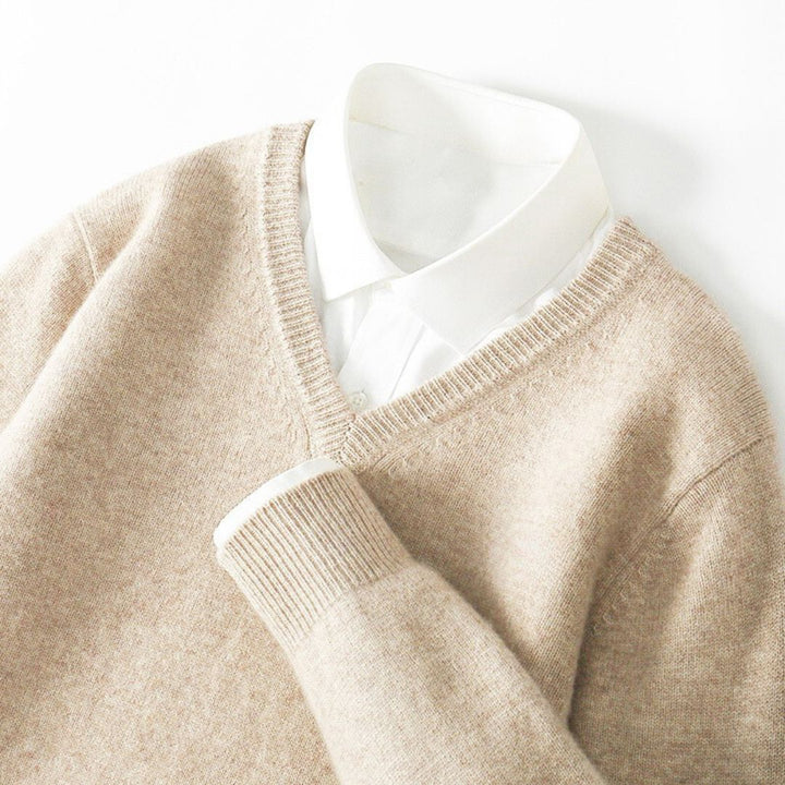 Olympia Collection | Merino V-Neck Sweater with Ultra-Soft Fabric | Perfect Fit for All-Day Comfort 13