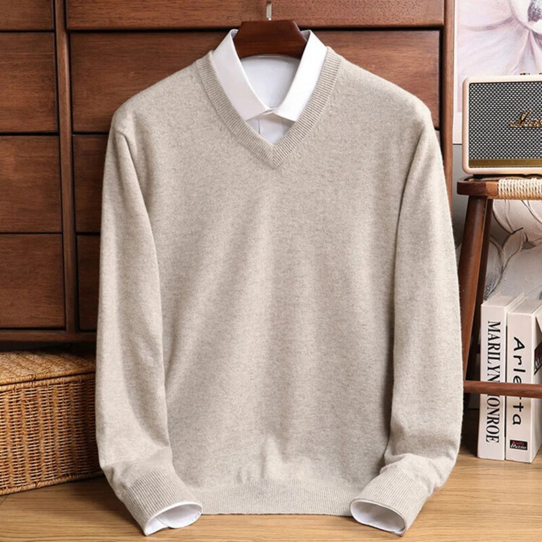 Olympia Collection | Merino V-Neck Sweater with Ultra-Soft Fabric | Perfect Fit for All-Day Comfort 3