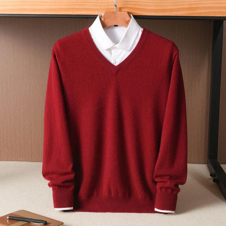 Olympia Collection | Merino V-Neck Sweater with Ultra-Soft Fabric | Perfect Fit for All-Day Comfort 6