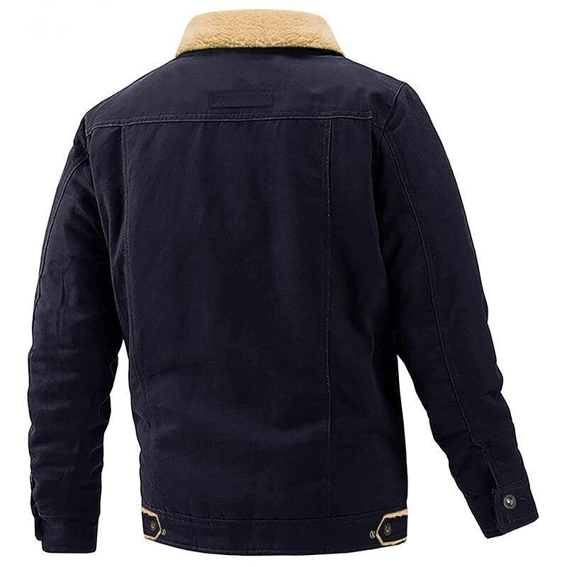 Pilot Jacket | Durable Cotton Canvas with Plush Sherpa Lining | Tailored Fit for Everyday Comfort 2
