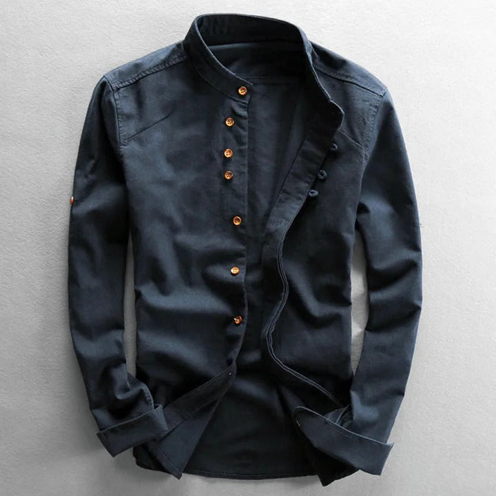 Sapporo Collection | Japanese Style Shirt with Ultra-Soft Linen | Unique Comfort for Everyday Wear 0
