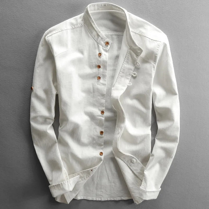 Sapporo Collection | Japanese Style Shirt with Ultra-Soft Linen | Unique Comfort for Everyday Wear 2