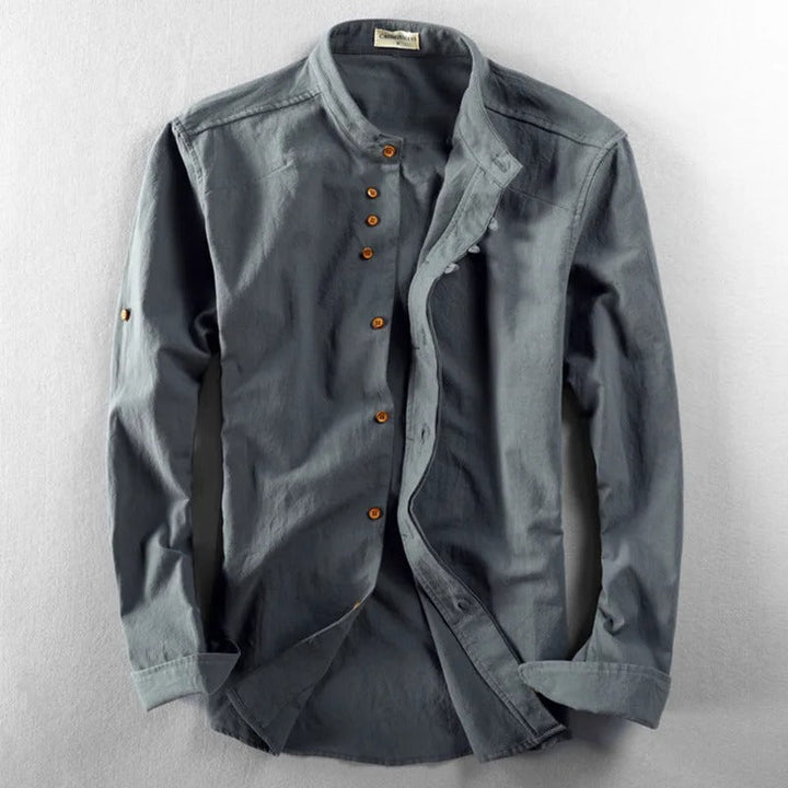 Sapporo Collection | Japanese Style Shirt with Ultra-Soft Linen | Unique Comfort for Everyday Wear 4