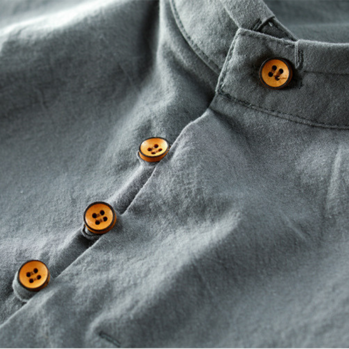 Sapporo Collection | Japanese Style Shirt with Ultra-Soft Linen | Unique Comfort for Everyday Wear 5