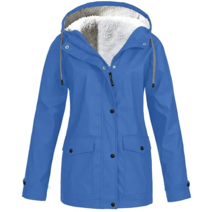 Seasonal Essential | Women's Fleece-Lined Jacket with Hood | Windproof & Stylish Layering for Cold Weather 3