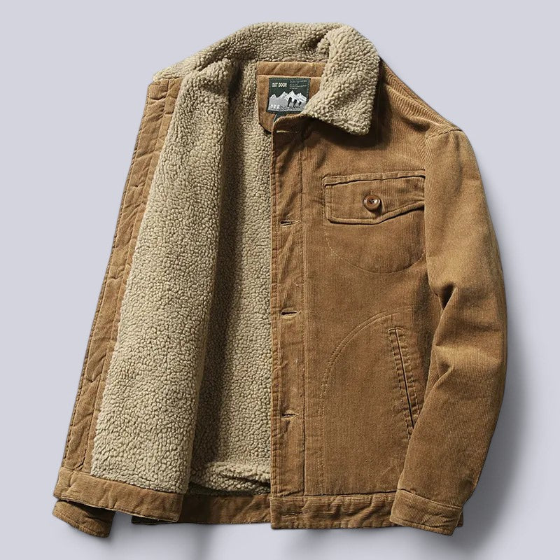 Summit Collection | Corduroy Jacket with Ultra-Soft Padding | Stylish Outerwear for Autumn Comfort 1