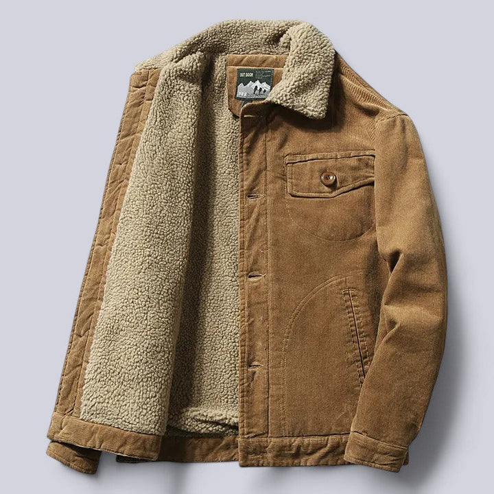 Summit Collection | Corduroy Jacket with Ultra-Soft Padding | Stylish Outerwear for Autumn Comfort 1