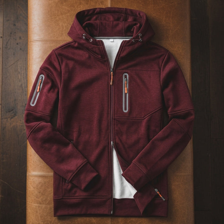 Tavian | Zip Hoodie with Pockets for Style & Comfort | Soft Cotton Blend 3
