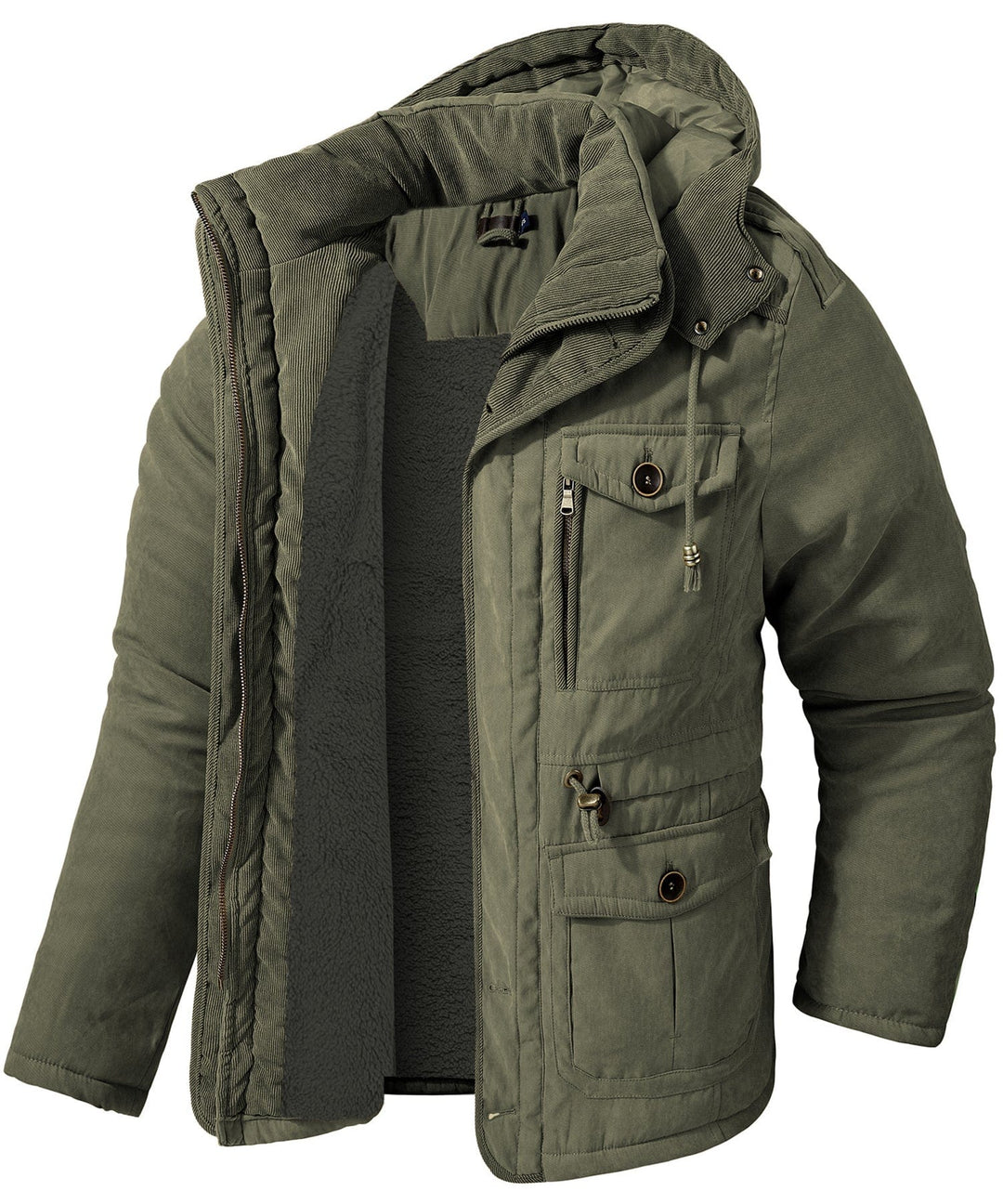 Titan Expedition | Cold-Weather Jacket with Adjustable Waist & Heavyweight Hood | Durable Insulation for Ultimate Warmth 3
